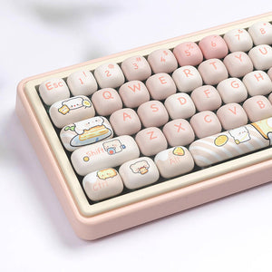 ACGAM Bread Bear MOG Profile Keycap Set 140 Keys