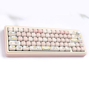 ACGAM Bread Bear MOG Profile Keycap Set 140 Keys