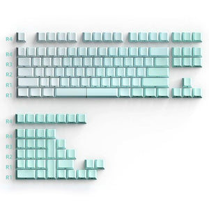 ACGAM Side Print Gradient Keycap Set Cherry Profile 121 keys Multiple Colors