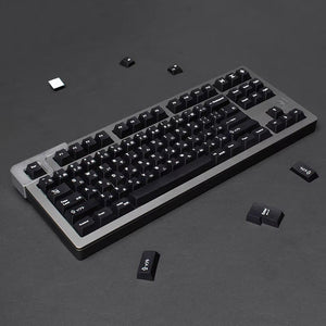 ACGAM Simple Black Keycap Set Cherry Profile 129 keys