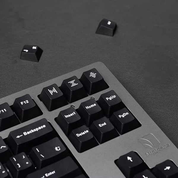 ACGAM Simple Black Keycap Set Cherry Profile 129 keys