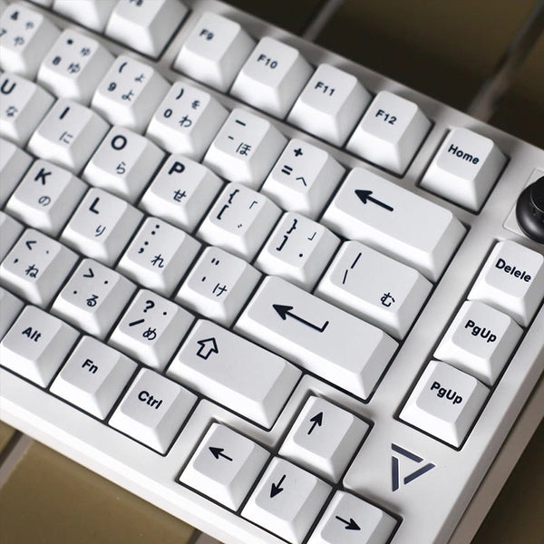 ACGAM Simple White Keycap Set Cherry Profile 125 keys