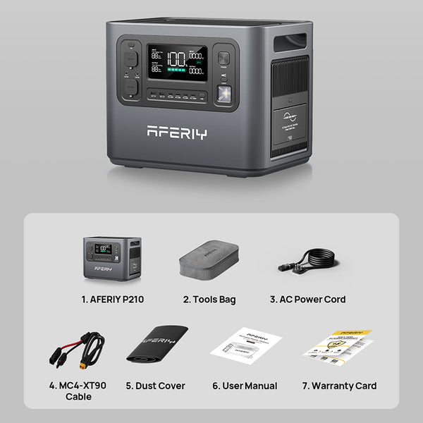 AFERIY P210 Portable Power Station 2400W 2048Wh