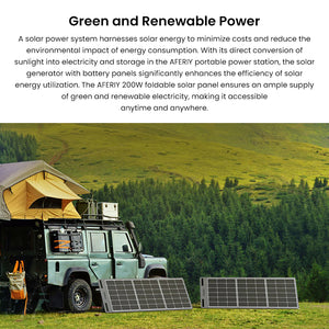 AFERIY AF-S200A1 200W Portable Solar Panel Foldable