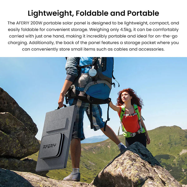 AFERIY AF-S200A1 200W Portable Solar Panel Foldable