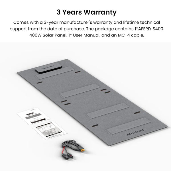 AFERIY AF-S400A1 400W Foldable Portable Solar Panel