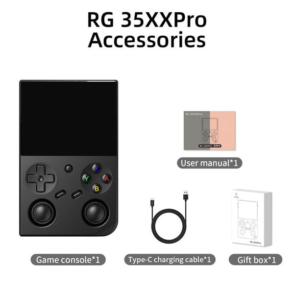 ANBERNIC RG35XXPro Retro Handheld Game Console Dual Joysticks Linux OS 256GB