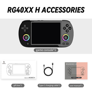 ANBERNIC RG40XX H Retro Handheld Game Console with RGB Light