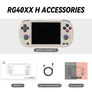 ANBERNIC RG40XX H Retro Handheld Game Console with RGB Light