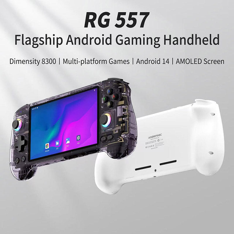 ANBERNIC RG557 Game Console Android System AMOLED Screen