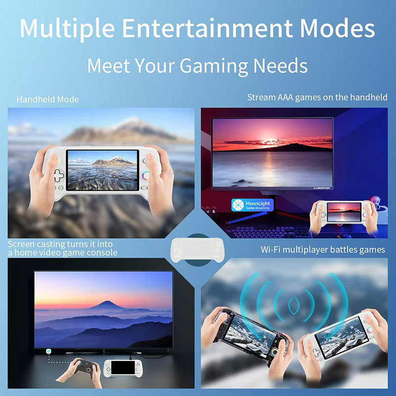ANBERNIC RG557 Game Console Android System AMOLED Screen