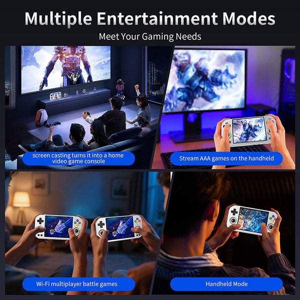 ANBERNIC RG 477M AI Handheld Game Console 256GB with Metal Build Supports PS2 and Wii