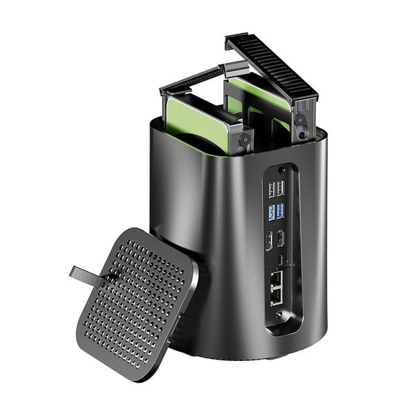AOOSTAR R7 NAS Mini PC with AMD Ryzen 7 and Dual-fan Cooling