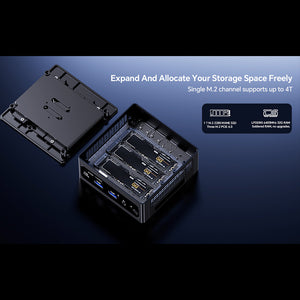 AOOSTAR GEM10 Mini PC AMD Ryzen 7 6800H