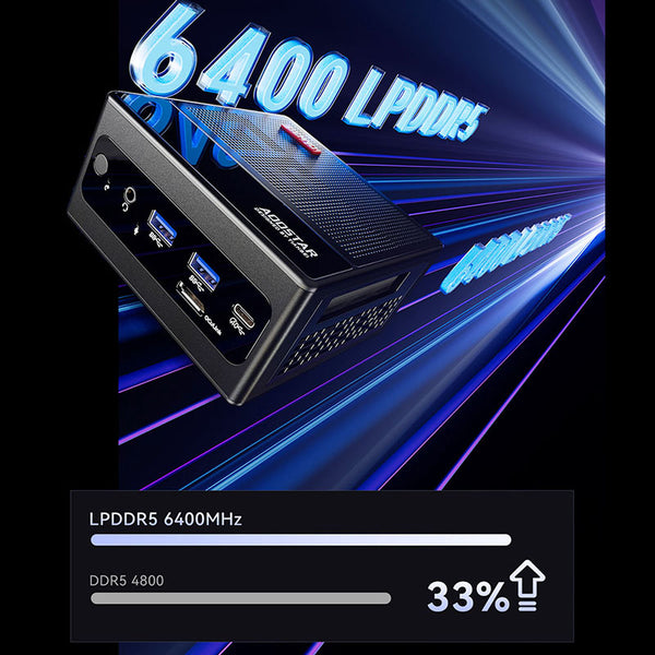 AOOSTAR GEM10 Mini PC AMD Ryzen 7 6800H