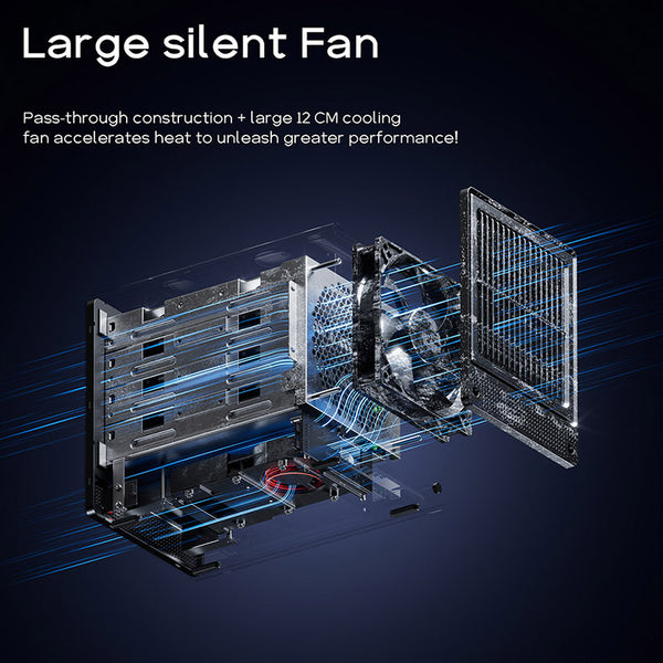 AOOSTAR WTR Pro 4 BaysNAS Mini PC with AMD Ryzen 7 Intel N150