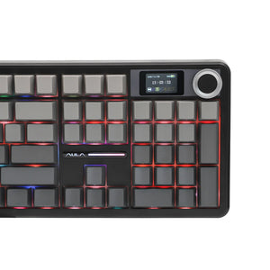 AULA F108 Pro Tri-mode LCD Display Mechanical Keyboard