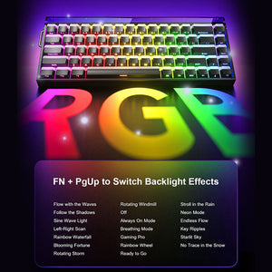 AULA HERO68 HE Magnetic Switch Wired Gaming Keyboard