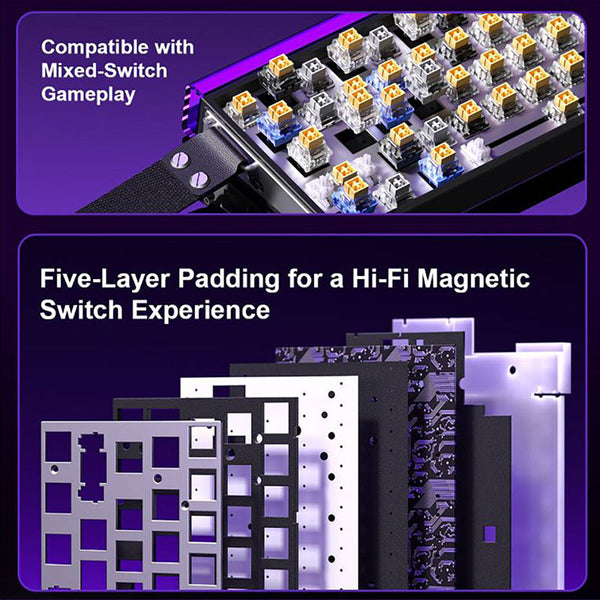 AULA HERO68 HE Magnetic Switch Wired Gaming Keyboard