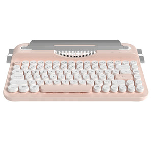 Ajazz AF84 Dual-Mode Typewriter Membrane Keyboard Retro Style
