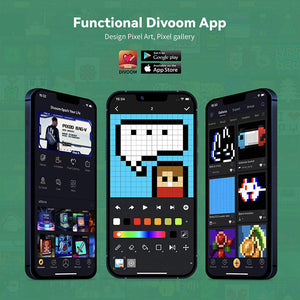 Divoom Ditoo-Mic Mini Karaoke Machine Bluetooth Speaker Pixel Art