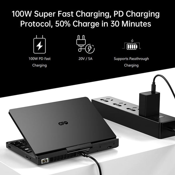 GPD Pocket 4 Handheld PC Ultra-Portable AI Modular Laptop 32GB+2TB