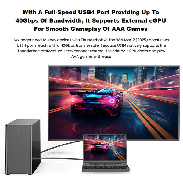 GPD WIN Max 2 2025 Handheld Gaming PC AMD Ryzen AI 9 HX 370