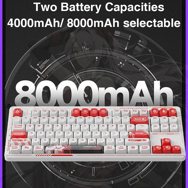 LINGBAO K87 PRO Wireless Mechanical Keyboard