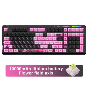 LINGBAO K98 Anime Wireless Mechanical Keyboard Ellinia Keyboard