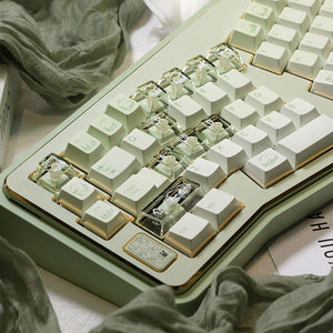 LOERENT Deerwood Whisper Transparent Keycap Set Cherry Profile