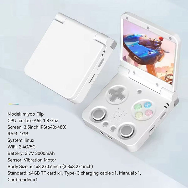 Miyoo Flip V2 Portable Handheld Game Console Linux System