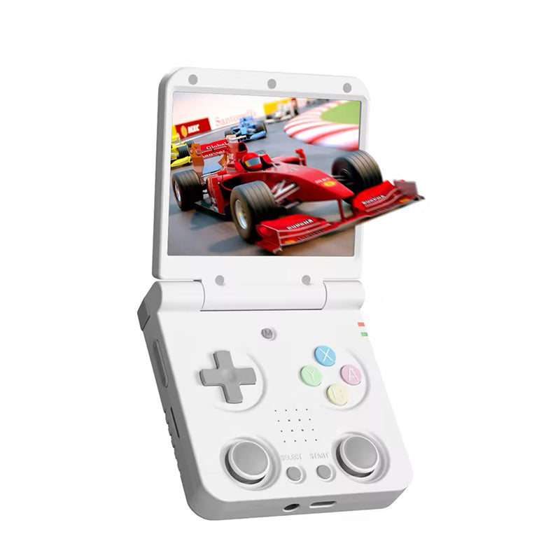 Miyoo Flip ホワイト Miyoo Flip V2 Portable Handheld Game Console Linux System - WhatGeek