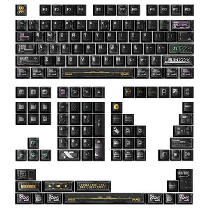 PIIFOX Cyber Ruins Keycap Set Cherry Profile Support Alice