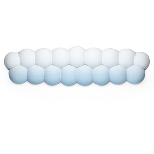 PIWIJOY Puff Light Blue Milk Silk Cloth Wrist Rest