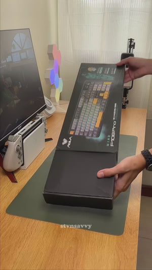AULA F108 Pro Tri-mode LCD Display Mechanical Keyboard