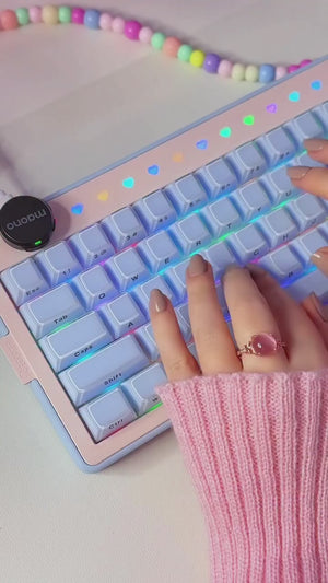 ACGAM Jello Translucent Jelly Keycap Set OEM Profile 113 Keys
