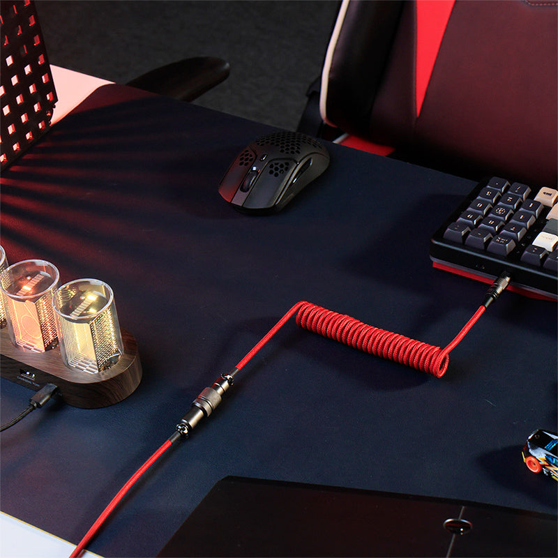 ACGAM CP01 Red USB-C Coiled Aviator Cable