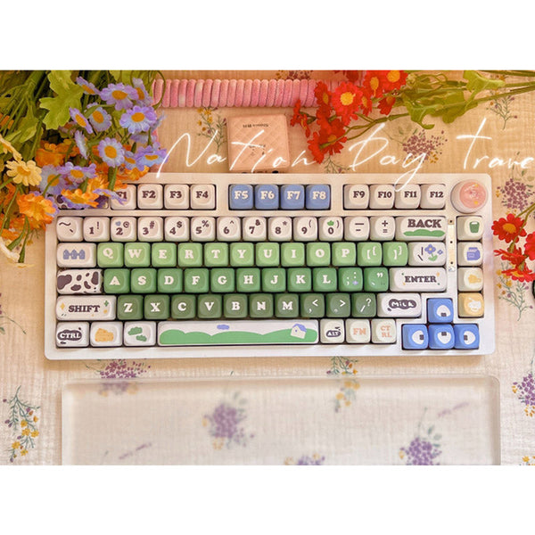 ACGAM Cow Farm SOA Profile Keycap Set 146 Keys Upgrade