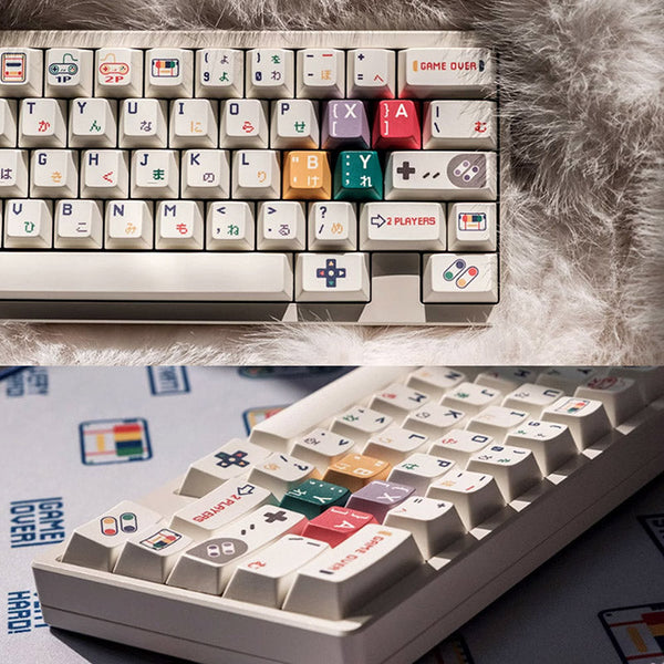ACGAM FBB SFC 1990 Retro PBT Keycap Set Cherry Profile 171 Keys
