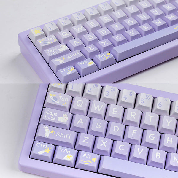 A Rabbit Reaching For The Stars Keycap Set Cherry Profile 138 Keys