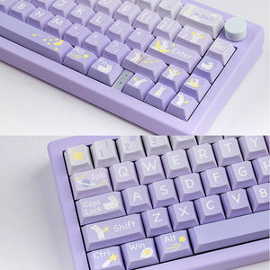 A Rabbit Reaching For The Stars Keycap Set Cherry Profile 138 Keys