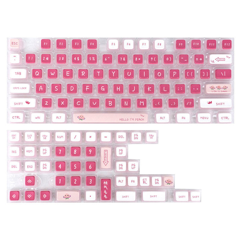 CoolKiller KSA Dye-Subbed PBT Translucent Keycap Set