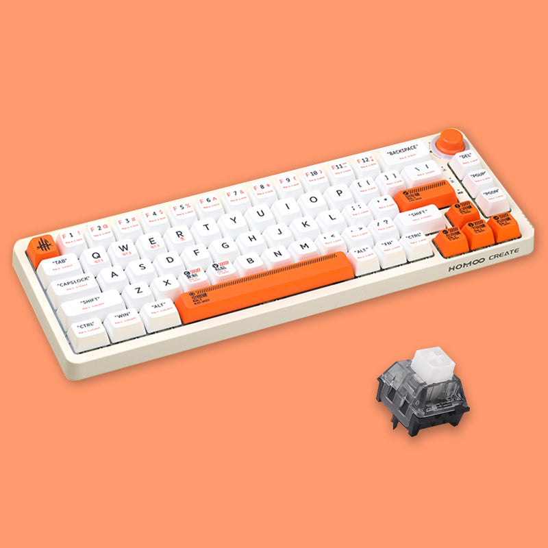Homoo KF068 3 Mode Mechanical Keyboard