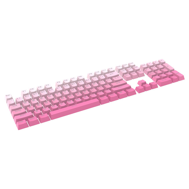 104 Keys Gradient Pink Keycaps