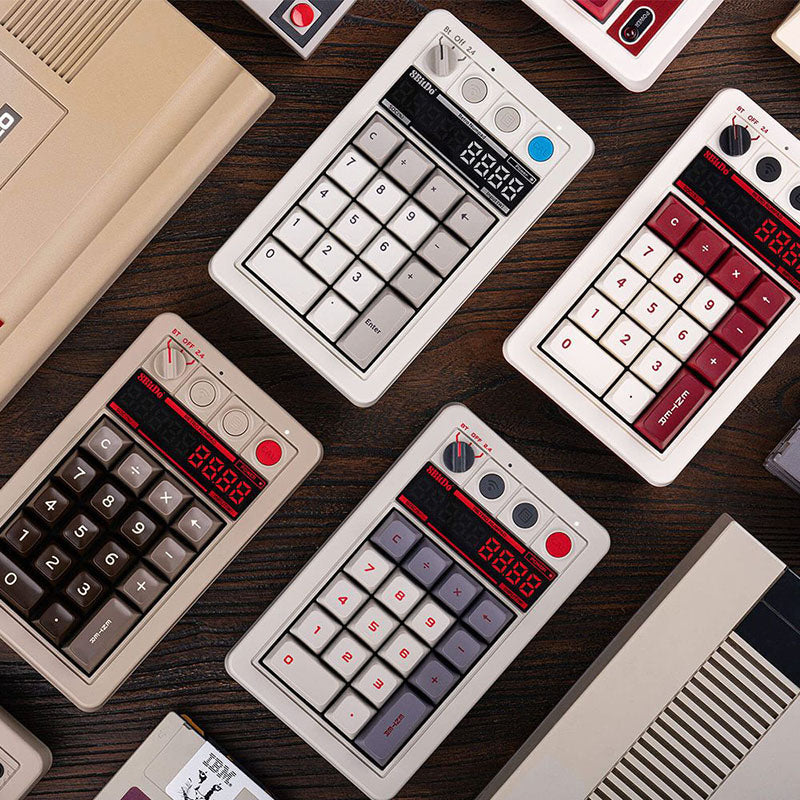 8BitDo Retro 18 Mechanical Numpad 電卓テンキー 8BitDo Retro 18 Mechanical Numpad - The Pi Hut