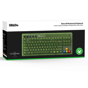 8BitDo Retro 87 Tri-mode Mechanical Keyboard Xbox Edition