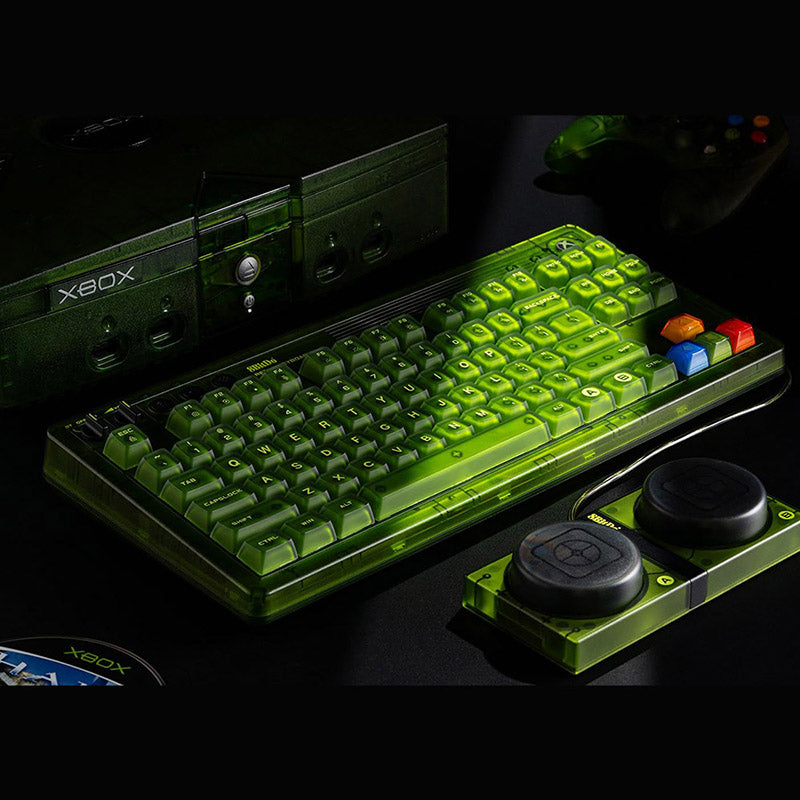 8BitDo Retro 87 Tri-mode Mechanical Keyboard Xbox Edition