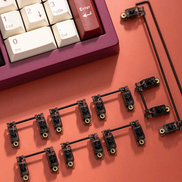 WuqueStudio WS Stabs V3.1 Black Glitter Stabilizers Set