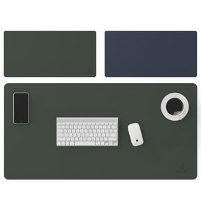 DAGK Leather Double Sided Desk Mat Large Mouse Pad