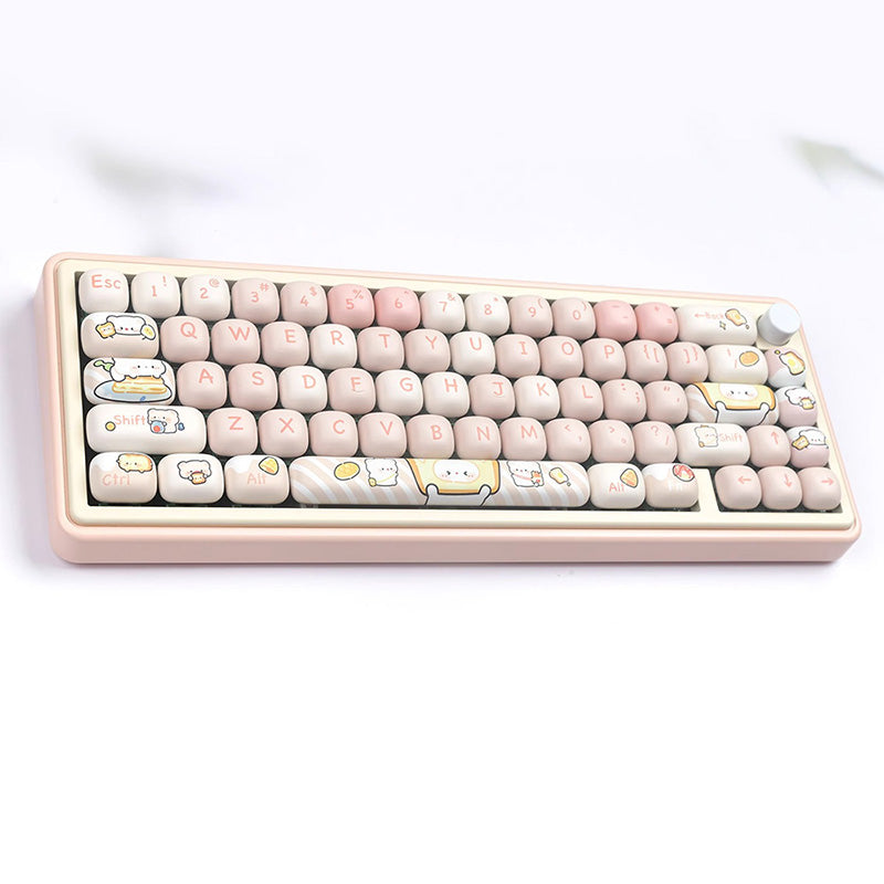 ACGAM Bread Bear MOG Profile Keycap Set 140 Keys